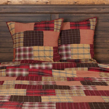 Wyatt Quilted Euro Sham 26x26 VHC Brands - The Fox Decor